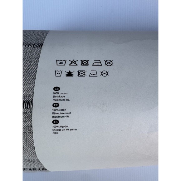 IKEA SKARMLILJA Bedspread 91"x98" Gray 100% Cotton Full Queen Cover 505.574.35 - Picture 4 of 5